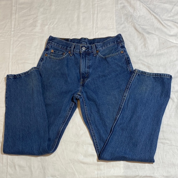 Levi's Other - Levi’s 550 Men’s Classic Blue Wash Relax Fit Jeans  Size W-30 L-32